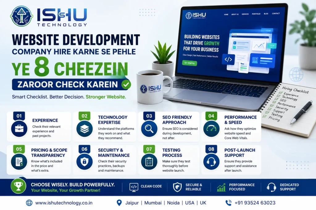 8 Things to Check Before Hiring a Website Development Company