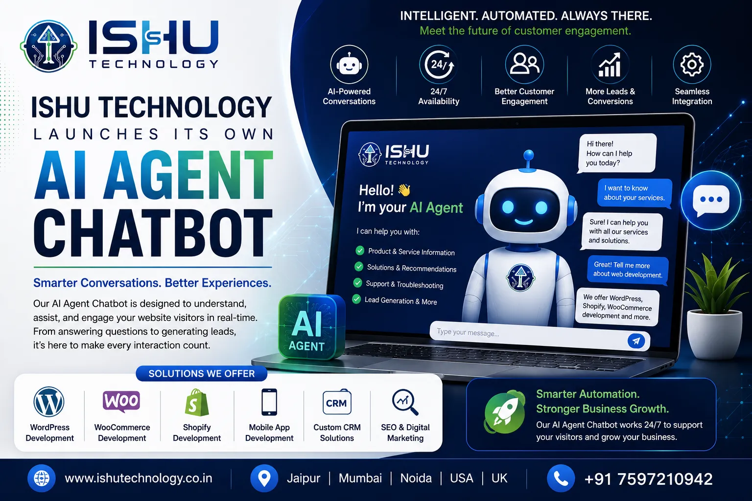 Ishu Technology Launches Its Own AI Agent Chatbot: A Smarter Way to Connect With Customers