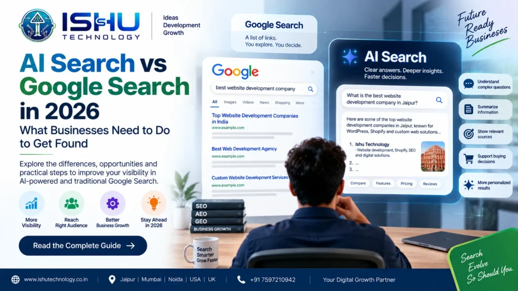 AI Search vs Google Search in 2026: What Businesses Need to Do to Get Found